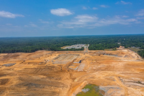 ノースカロライナの電池工場建設予定地