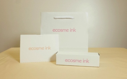 化粧品バルクを再利用したインキで印刷したパッケージの例(出所:凸版印刷)