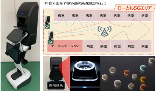 ローカル5G、ロボット、AIを活用して薬剤を巡る医療インシデント削減を目指す（出所：NTT東日本）