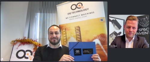 OQ Technology CEOのOmar Qaise氏（左）とSpace Inventor CEOのKarl Kaas氏