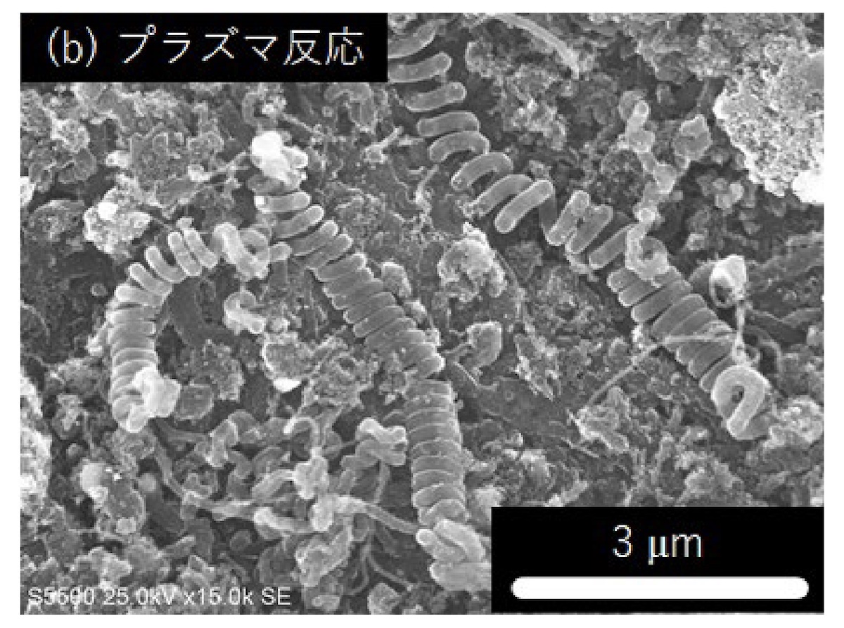 図1　一酸化炭素から合成したカーボンブラック