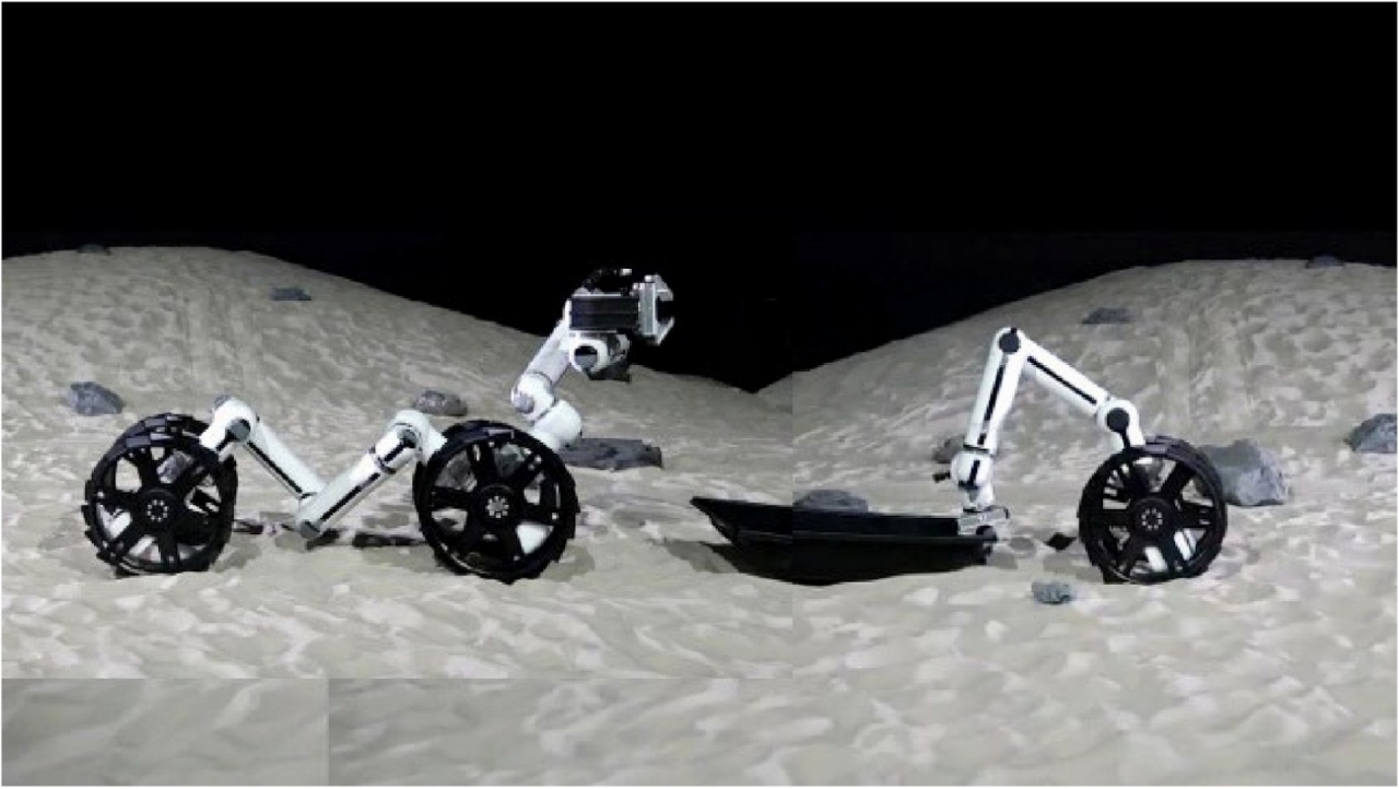 変幻自在のモジュラー型月面探査AIロボ、地上実験用試作機が完成
