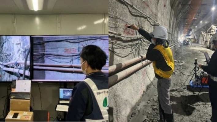 安藤ハザマとNTTなど、IOWNによるトンネル建設現場の遠隔施工管理を実証