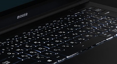 利便性を高める細かな工夫がなされる「m-Book X400」シリーズのキーボード