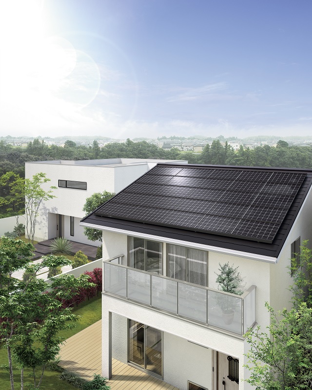 屋根と一体感のある太陽光システムの新モデル、ソーラーフロンティア
