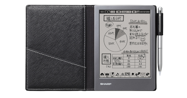 シャープの新型電子ノート「WG-N10」の使い勝手をレビューする | 日経