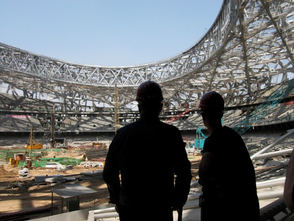 北京五輪の「鳥の巣」スタジアムが建設を再開 | 日経クロステック（xTECH）